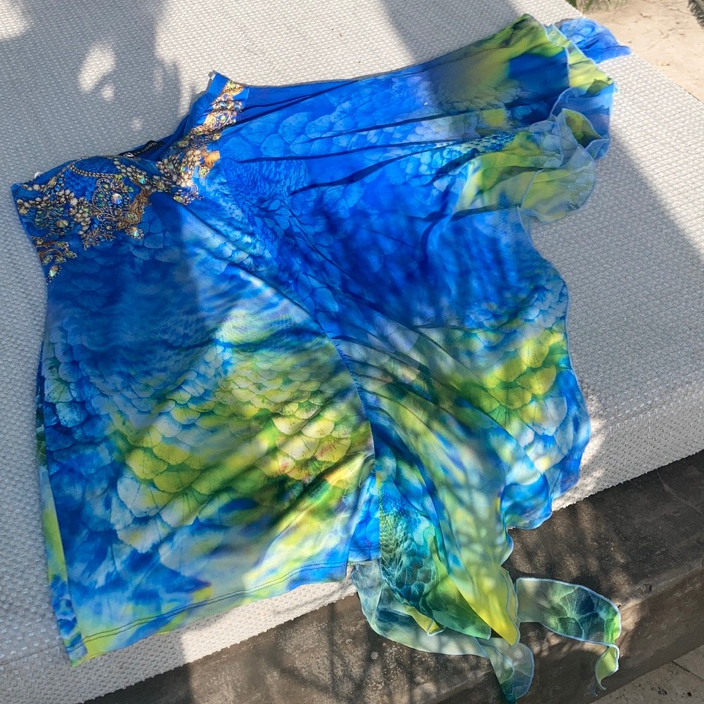 Chiffon multicolor dress